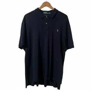 Polo by Ralph Lauren Pima Interlock Navy Blue Polo Shirt Men’s XXL
